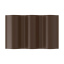 Бордюр газонний хвилястий / коричневий / 10 см x 9 м Cellfast Ровно
