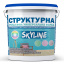 Краска структурная для создания рельефа стен и потолков SkyLine 16 кг Белый Костополь