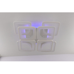 Люстра потолочная LED с пультом 25595 Белый 11х43х43 см. Одеса