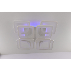 Люстра потолочная LED с пультом 25595 Белый 11х43х43 см.