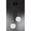 Люстра подвесная LOFT на 2 лампочки 25969 Черный 35-90х30х30 см. Николаев