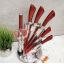 Набор кухонных ножей Edenberg EB-3616 9 предметов красный Львов