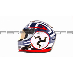 Шлем-интеграл (mod:B-500) (size:M, черно-красно-белый) BEON Запоріжжя