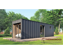 Модульный дом 8,0х2,5м High Tech House 13 в стиле хай-тек от производителя ThermoWood Production