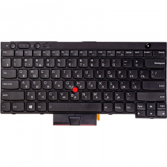 Клавіатура для ноутбука LENOVO Thinkpad T430, L430, X230 чорний, чорний фрейм Васильевка