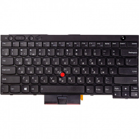 Клавіатура для ноутбука LENOVO Thinkpad T430, L430, X230 чорний, чорний фрейм