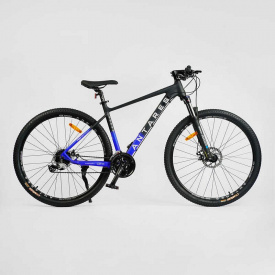 Велосипед Спортивный Corso “Antares” 29" AR-29103 (1) рама алюминиевая 19``, оборудование Shimano Altus, вилка Suntour, 24 скоростей, собран на 75