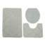 Комплект килимків для ванної та туалету KONTRAST MALTA light gray Миколаїв