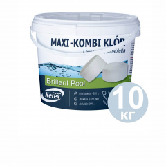 Таблетки для басейну MAX «Комбі хлор 3 в 1» Kerex 80036, 10 кг (Угорщина). Препарат для очищення від слизу Львов