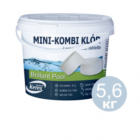Таблетки для басейну MINI "Комбі хлор 3 в 1" Kerex 80506, 5,6 кг (Угорщина)