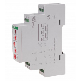 Електронне реле часу F&F PCU-507 195-253В AC 2х8А