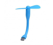 Портативный гибкий USB вентилятор UKC Синий