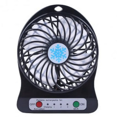 Міні-вентилятор Portable Fan Mini Чорний Запоріжжя