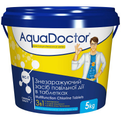 Багатокомпонентний хлор AquaDoctor MC-T 5 кг (таблетки по 200 г) Шепетівка