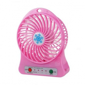 Мини-вентилятор Portable Fan Mini Розовый