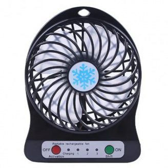 Міні-вентилятор Portable Fan Mini Чорний