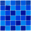 Мозаїка скляна Aquaviva Cristall Dark Blue 48 мм Львів
