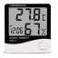 Термогигрометр-часы UKC HTC-1 Белый (hub_np2_1233) Львов