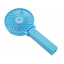 Вентилятор аккумуляторный мини с ручкой USB диаметр 10см Handy Mini Fan голубой Винница