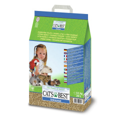 Наполнитель для кошачьего туалета Cat's Best Universal Древесный 22 кг (40 л)(4002973000472) Каменское
