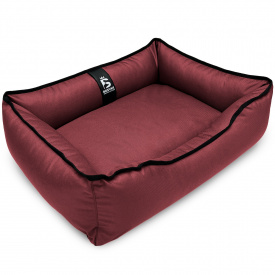 Лежак для собак и котов EGO Bosyak Waterproof S 65x55 Бордовый (спальное место для собак и кошек)