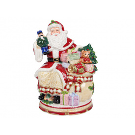 Емкость для хранения Lefard Santa with Gifts 33х20х25 см Разноцветный (AL186537)
