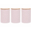 Банки Lefard Porcelain Rose Pink 3 шт 500 мл Розовый (AL186529) Жмеринка