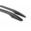 Рейлинги Черные XL база, пластиковая ножка для Peugeot Expert 2017↗ гг. Балаклея