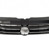Передняя решетка Черный глянец (под эмблему) для Volkswagen T5 2010-2015 гг.