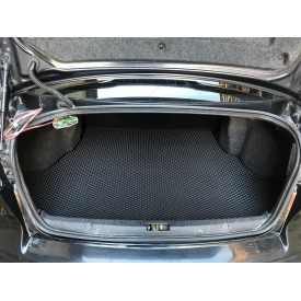 Коврик багажника (EVA, черный) для Mitsubishi Lancer X 2008↗ гг.