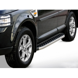 Боковые пороги BlackLine (2 шт, алюминий) для Range Rover Sport 2005-2013 гг.