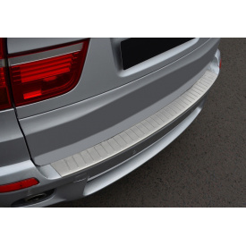 Накладка на задний бампер OmsaLine (нерж.) для BMW X5 E-70 2007-2013 гг.