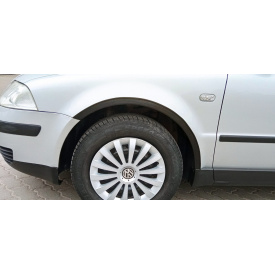 Накладки на арки (4 шт, черные) Sedan, 2000-2006, ABS для Volkswagen Passat B5 1997-2005 гг.