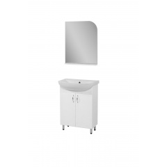 Комплект для ванной комнаты Базис 55 (Arteco 55) + зеркало 55 Винница