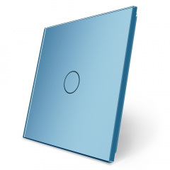 Сенсорная панель выключателя Livolo (1) голубой стекло (VL-C7-C1-19) Днепр