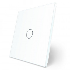 Сенсорная панель выключателя Livolo (1) белый стекло (VL-C7-C1-11) Полтава