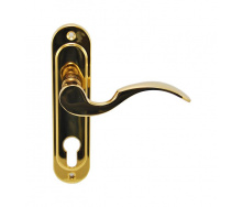 Ручка дверна Siba Osimo на планці Pz 62 Мм Темне золото (90 90) Z09 3K 90 90