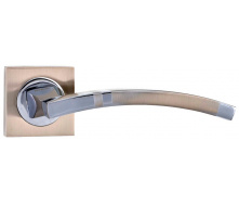 Ручка дверная Siba Assos на розетке А02 матовый никель Хром (22 07) A35 0 22 07 55Х55