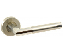 Ручка дверна Siba Paris із нержавіючої сталі на розетці Ssr01 матовий нікель Хром (22 07) Ss01 0 22 07
