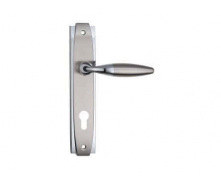 Дверна ручка на планці під ключ (85 мм) SIBA Setra Матовий Нікель/хром