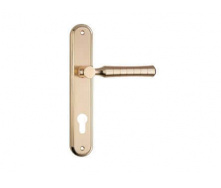Дверна ручка під ключ (85 мм) SIBA Pisa матовий Золото