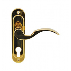 Ручка дверна Siba Osimo на планці Pz 62 Мм Темне золото (90 90) Z09 3K 90 90 Рівне