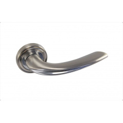 Ручка дверная Siba Cobra на розетке R06 матовый никель Хром (22 07) Z39 0 22 07 Хмельницкий
