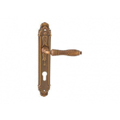 Дверная ручка на планке под ключ (85мм) SIBA Viktoria Матовый Кофе Кропивницкий