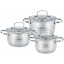 Набір посуду з нержавіючої сталі 6 предметів Vissner VS 50320 Суми