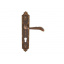 Дверная ручка на планке под ключ (85мм) SIBA Karina Матовый Кофе Запорожье
