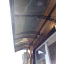 Готовий збірний козирок (навіс) над дверима Dash'Ok 4,0х1,0 м Хайтек стільниковий полікарбонат бронза Київ