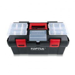 Ящик для инструментов пластиковый 3 секции TOPTUL 445x240x205мм TBAE0302 Тернопіль