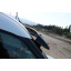 Козырек на лобовое стекло (черный глянец, 5мм) для Fiat Doblo III 2010-2022 гг. Львов