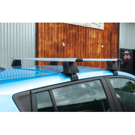 Автобагажник для гладкой крыши (хром, пара) для Nissan Leaf 2010-2017 гг.